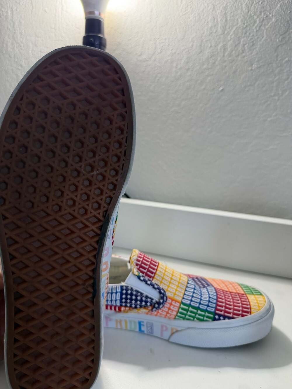 Vans Classic Slip-On Pride Rainbow LGBTQ+ Casual Sneakers - Picture 7 of 7